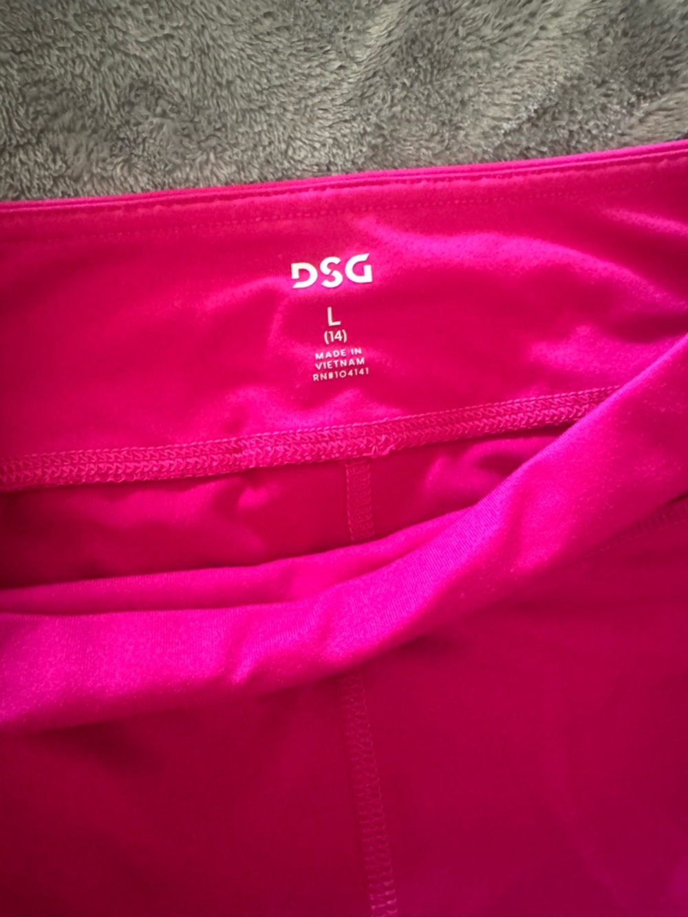 DSG Bright Pink High-Waist Bike Shorts - Picture 3 of 4